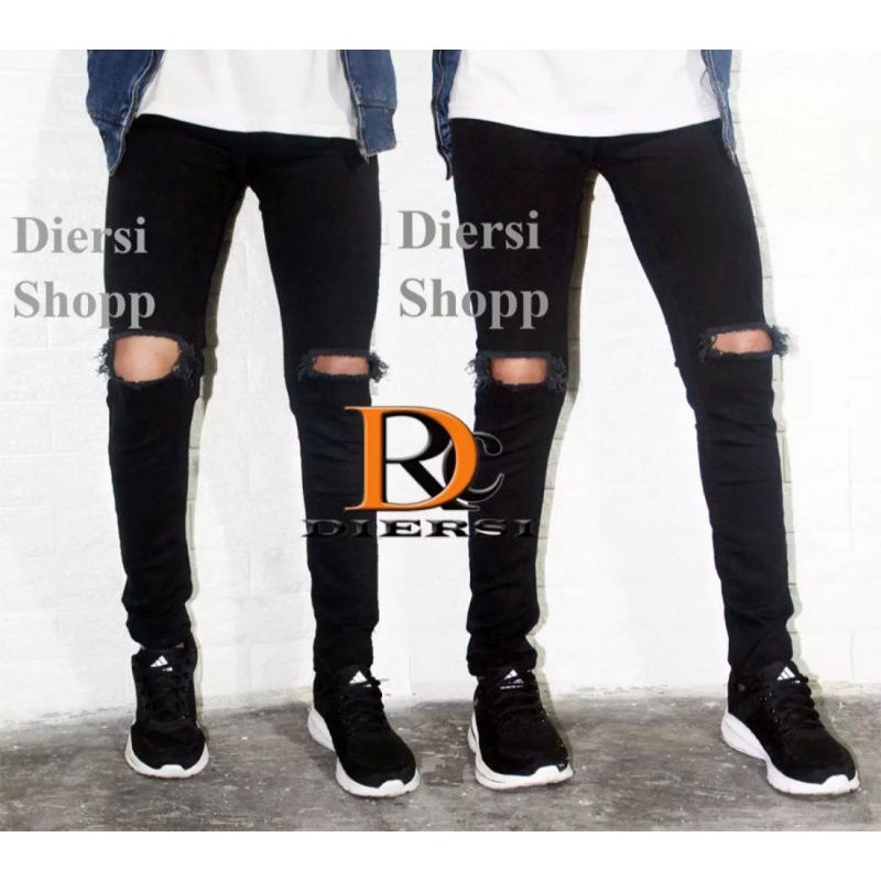 CELANA SOBEK PRIA/ CELANA BOLONG/CELANA PENSIL SOBEK PRIA 2024/CELANA JEANS PRIA SOBEK KEREN