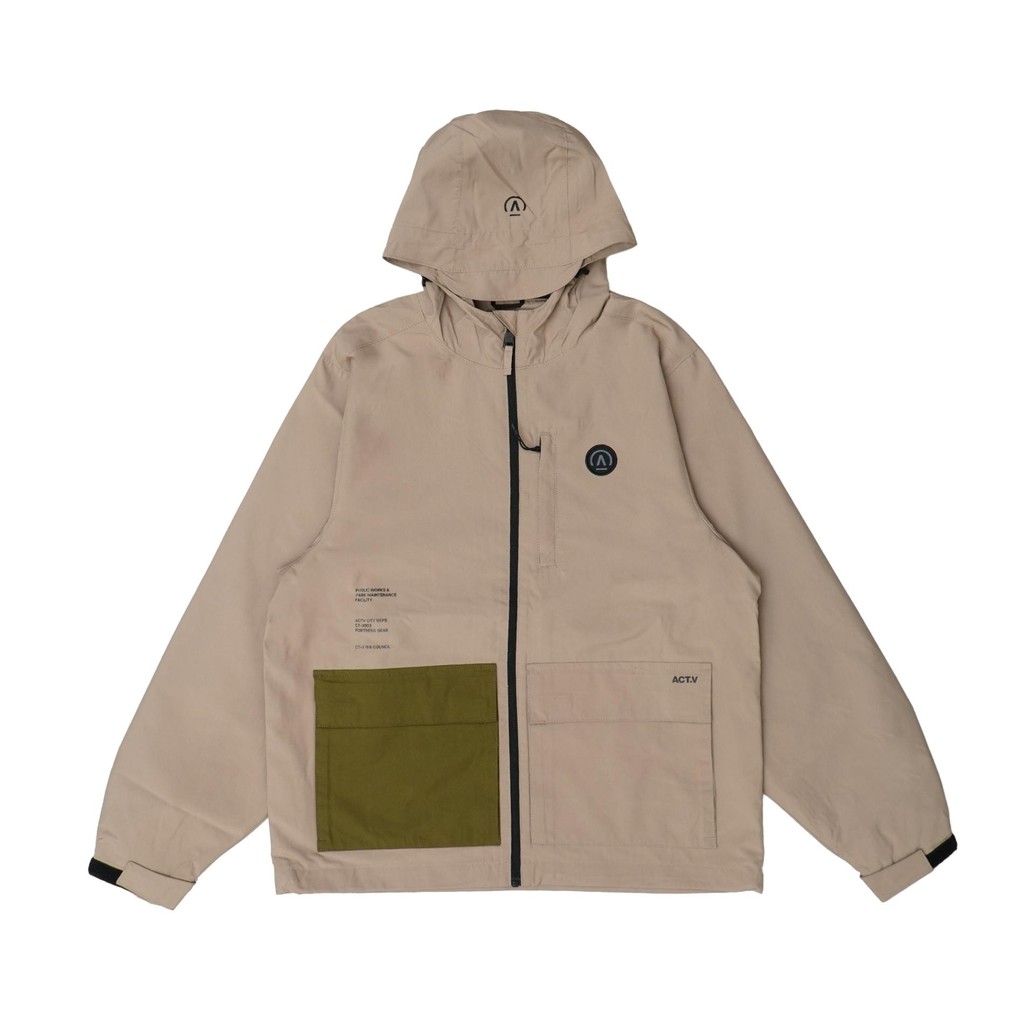 Actv Reg Jacket Cynic Actv 03 Cream Olive