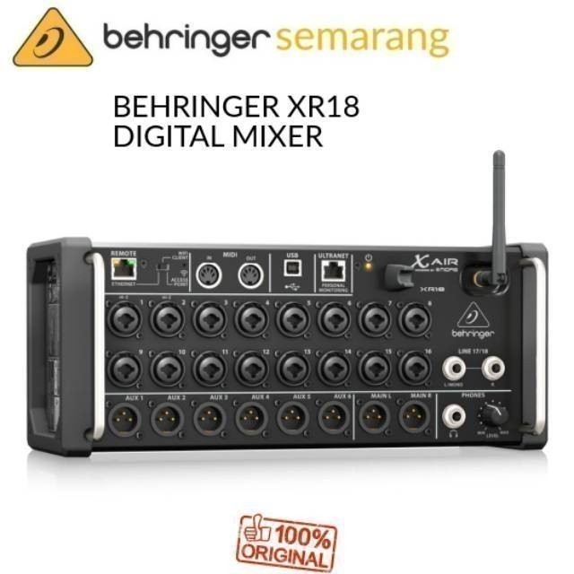 Behringer XR18 / XR 18 / XR-18 X Air Digital Mixer for Ipad / Android
