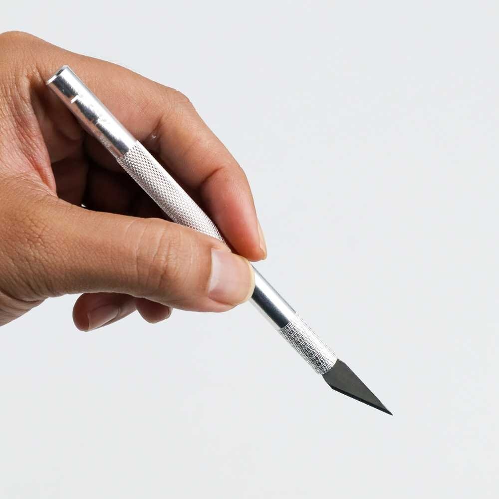 

Art Knife KNIFEZER WL-9309, Pisau Ukir Seni & Hobby Aluminium Handle Presisi