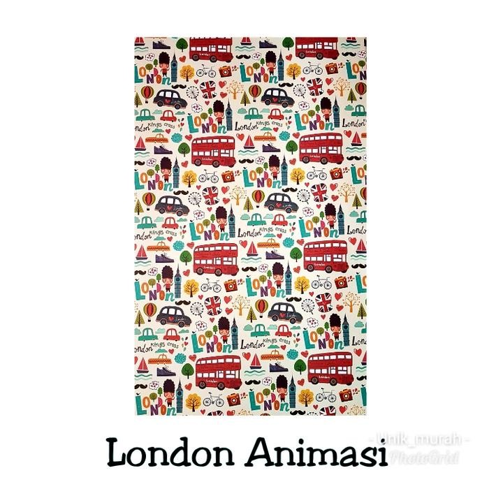 

TERBARU!! Kertas Kado Ukuran 63 x 49cm seri Kota - LondonAnimasi
