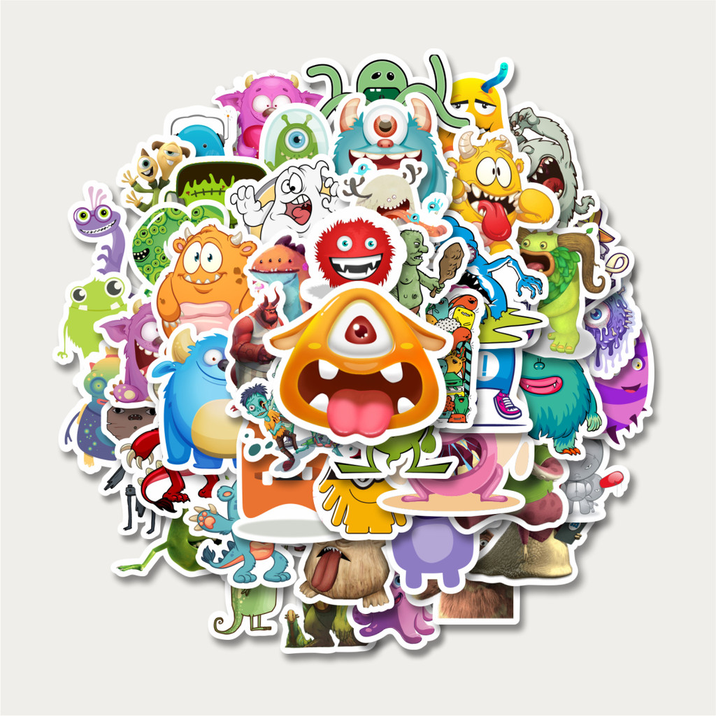 

Sticker Pack Stiker Monster Art Illustration Karakter Mix | Sticker TUMBLR | Stiker LAPTOP KOPER HELM
