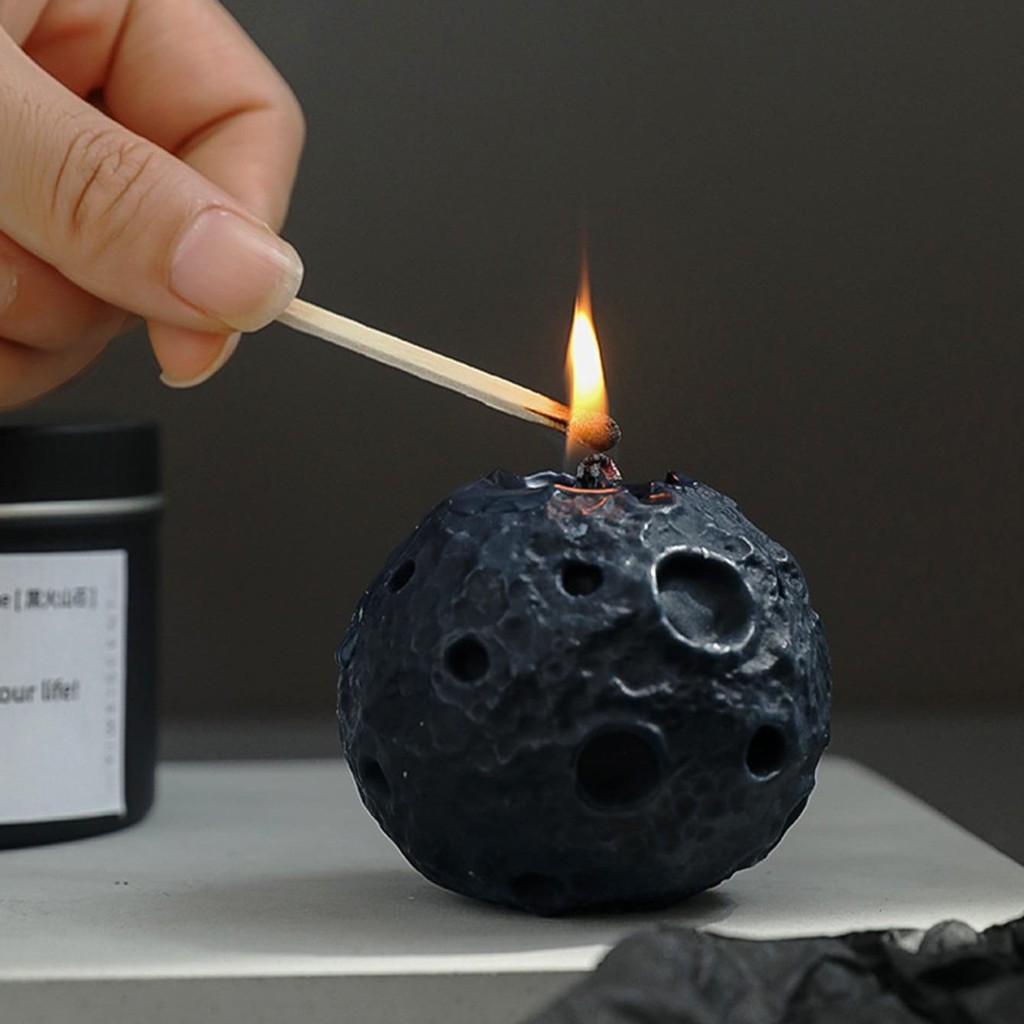 

3D Earth Moon Silicone Candle Mold DIY Aromatherapy Plaster Soap Resin Clay Mould Handmade Candle Making Party Home Decor Craft