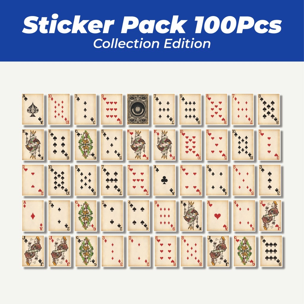 

Hot Stiker Game Kartu Poker V1 Lucu Anti Air Stikers Berperekat Waterproof Sticker Decal Buat Motor Helm Buku Journal Koper Casing HP Laptop Botol Minum