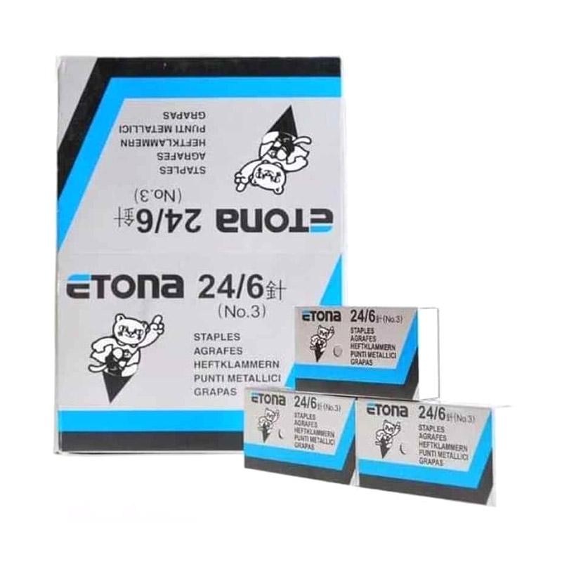 

Isi Staples Etona No.3 24/6 Isi Stapler Hekter Besar Untuk HD-50 - MY