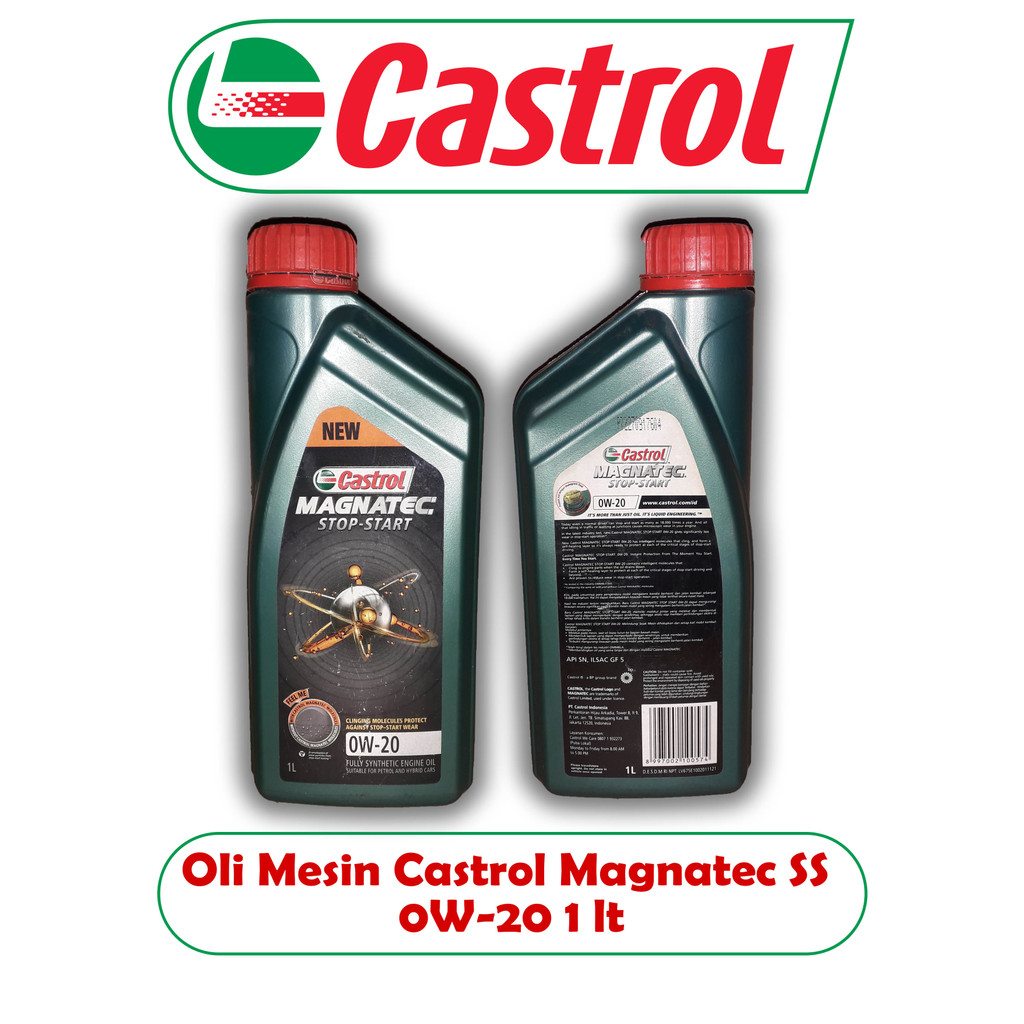 Oli Mesin Castrol magnatec SS 0W-20 1 lt ORIGINAL IN -63037