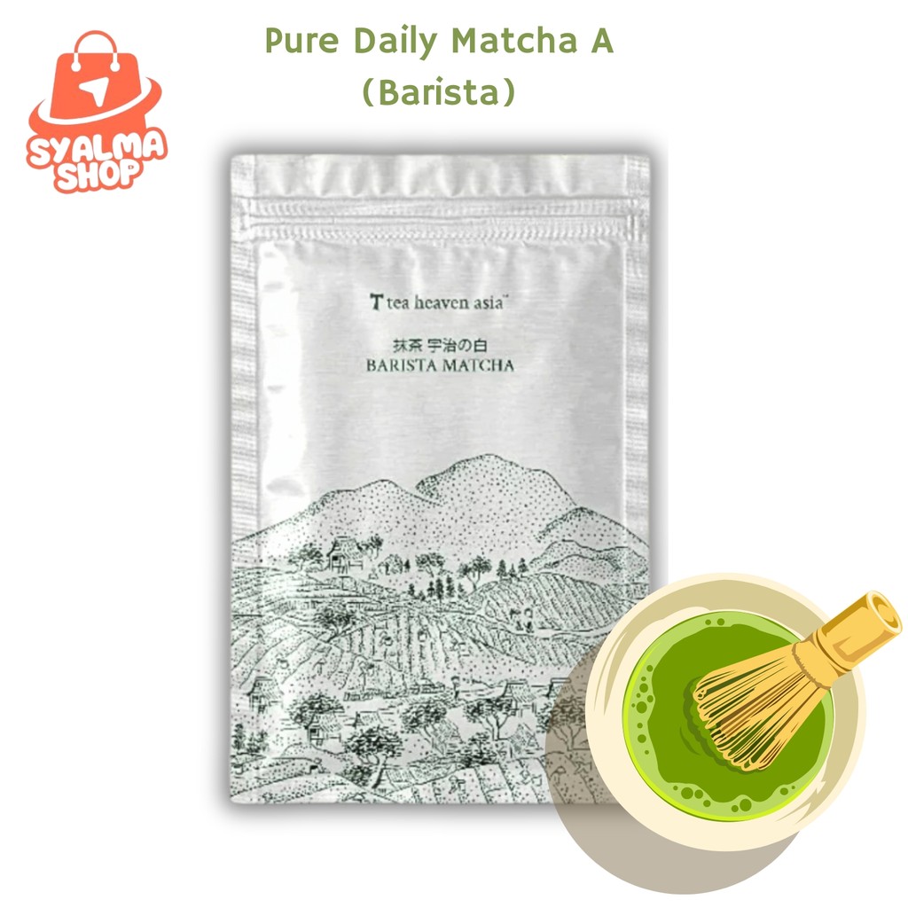 

Pure Matcha Powder 100gr Tea Heaven Pure Japanese Matcha Bubuk Matcha Jepang Matcha Ceremonial Grade