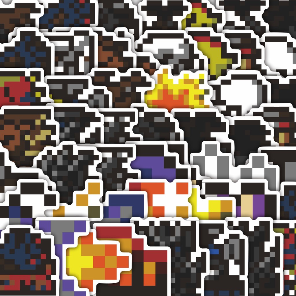 

Stiker Cutting Pack Stiker Pixel Digimon V65 Isi 100Pcs Series Aesthetic Lucu Keren Untuk Koper Bahan Vynil