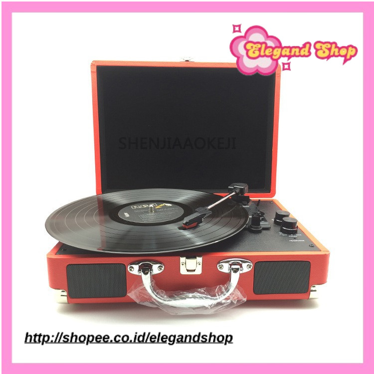 Portable Record player with speaker turntable old record player gramophone gramophone bluetooth spea