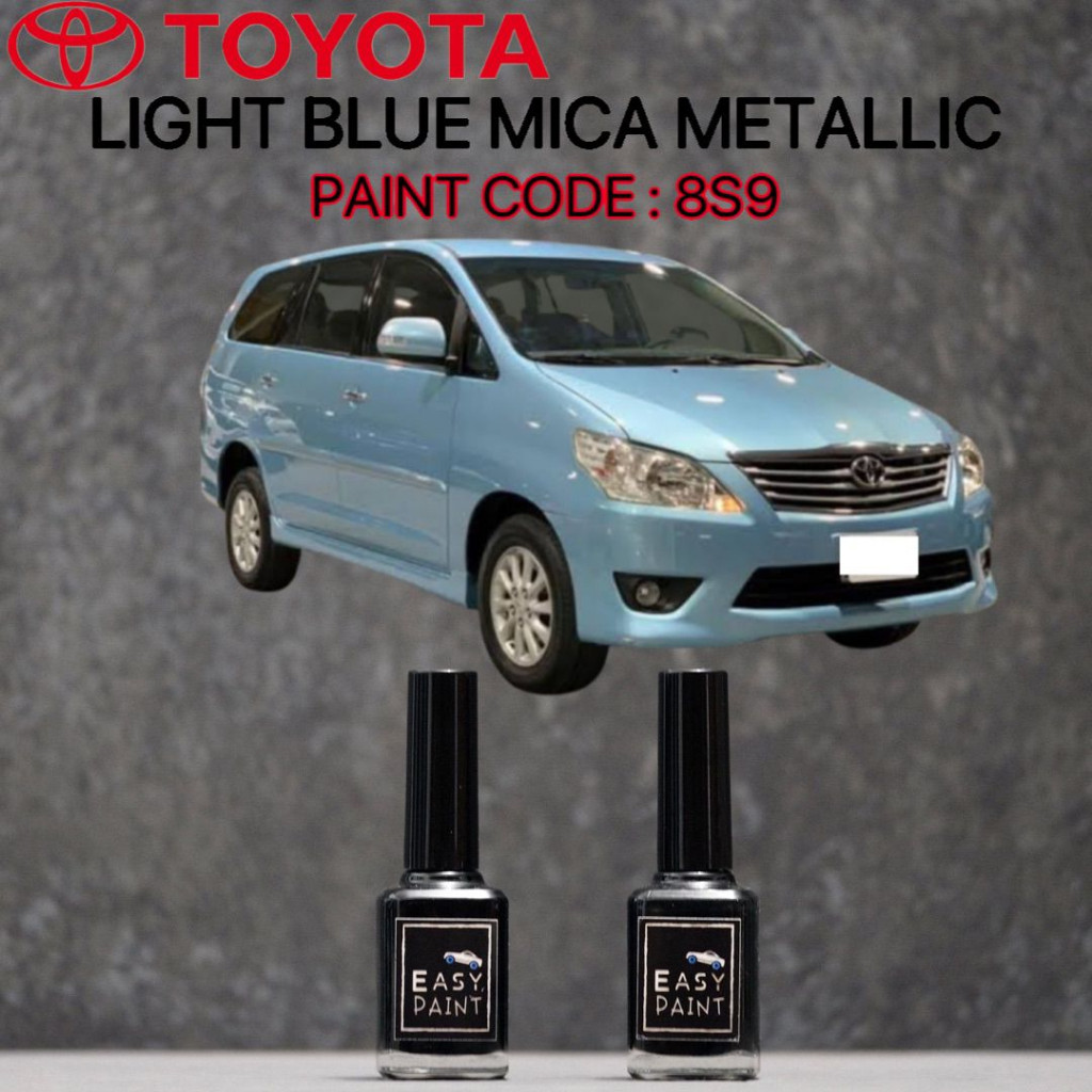 Cat Oles Mobil Light Blue Mica Metallic 8S9 Toyota Innova Yaris Biru Muda Metalik