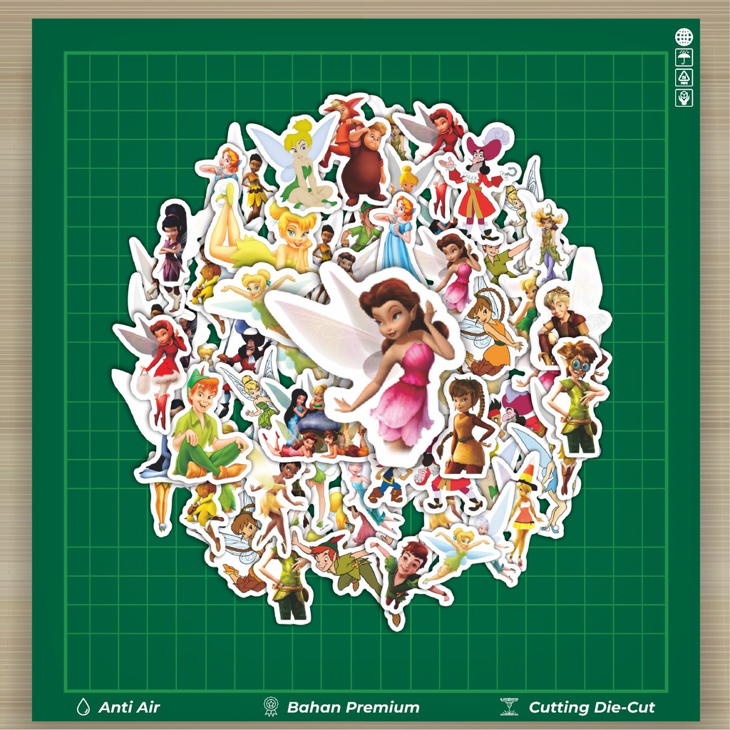 

HOT 50 PCS STIKER Stiker Tinker Bell V2 Stiker Fashion Cars Decal Dingin Kartu Album Custom Vinyl Anti Air- Sticker Aesthetic Buku Journal Koper Casing HP Tablet Laptop Helm Motor Botol Minum