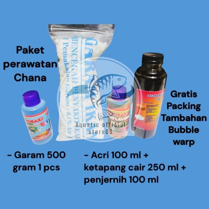 Paket perawatan ikan chana / paket perawatan ikan chana / paket perawatan chana / paket perawatan ik