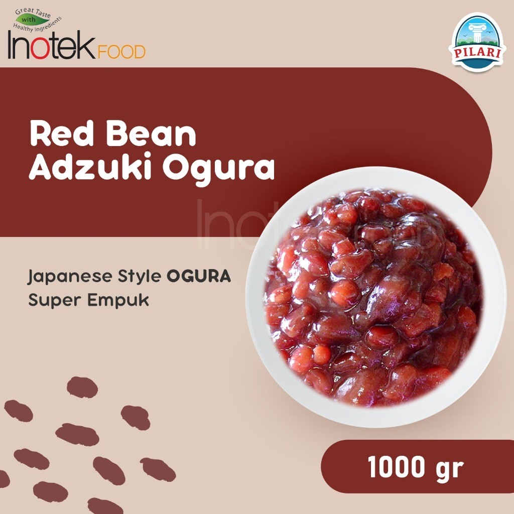 

RED BEAN ADZUKI OGURA / KACANG MERAH ADZUKI OGURA SIAP SAJI @1KG