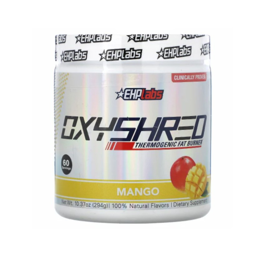 EHP Labs OxyShred Pre Workout Powder - Preworkout Powder with L Glutamine & Acetyl L Carnitine, Ener