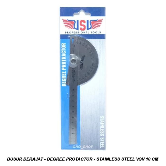 

Busur Derajat - Degree Protactor - Stainless Steel VSV 10 cm