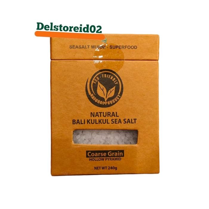 

Natural bali kulkul sea salt coarse grain 240gr