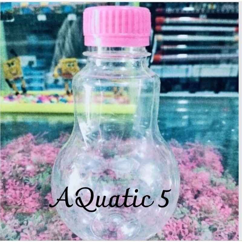 Aquarium Botol Cupang Tempat Ikan Bentuk Lampu