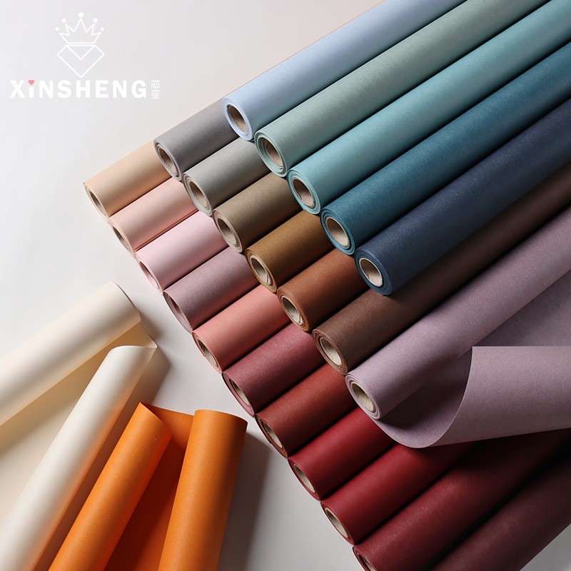 

[ 1 ROLL ] Kertas Buket Bunga Solid Color Flower Wrapping Doff Roll Kertas ROLL21