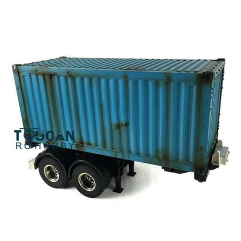 TOUCAN 1/14 RC Container Trailer 20ft Chassis for Remote Control Tractor Truck Construction Vehicle 