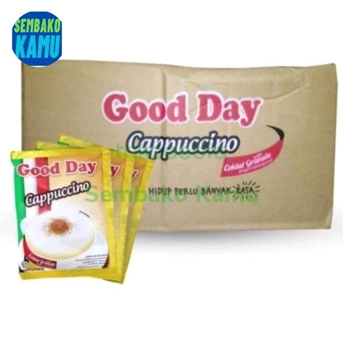 

Kopi Good Day Cappucino Sachet - 1 Dus Isi 12 Renteng