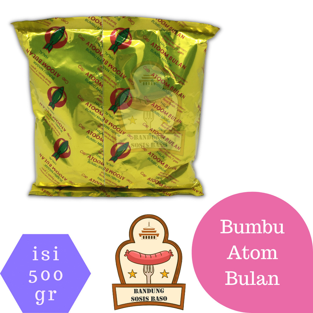 

Bumbu Tabur Atom Bulan 500gr - Rahasia Gurih Nagih Jajanan Kekinian