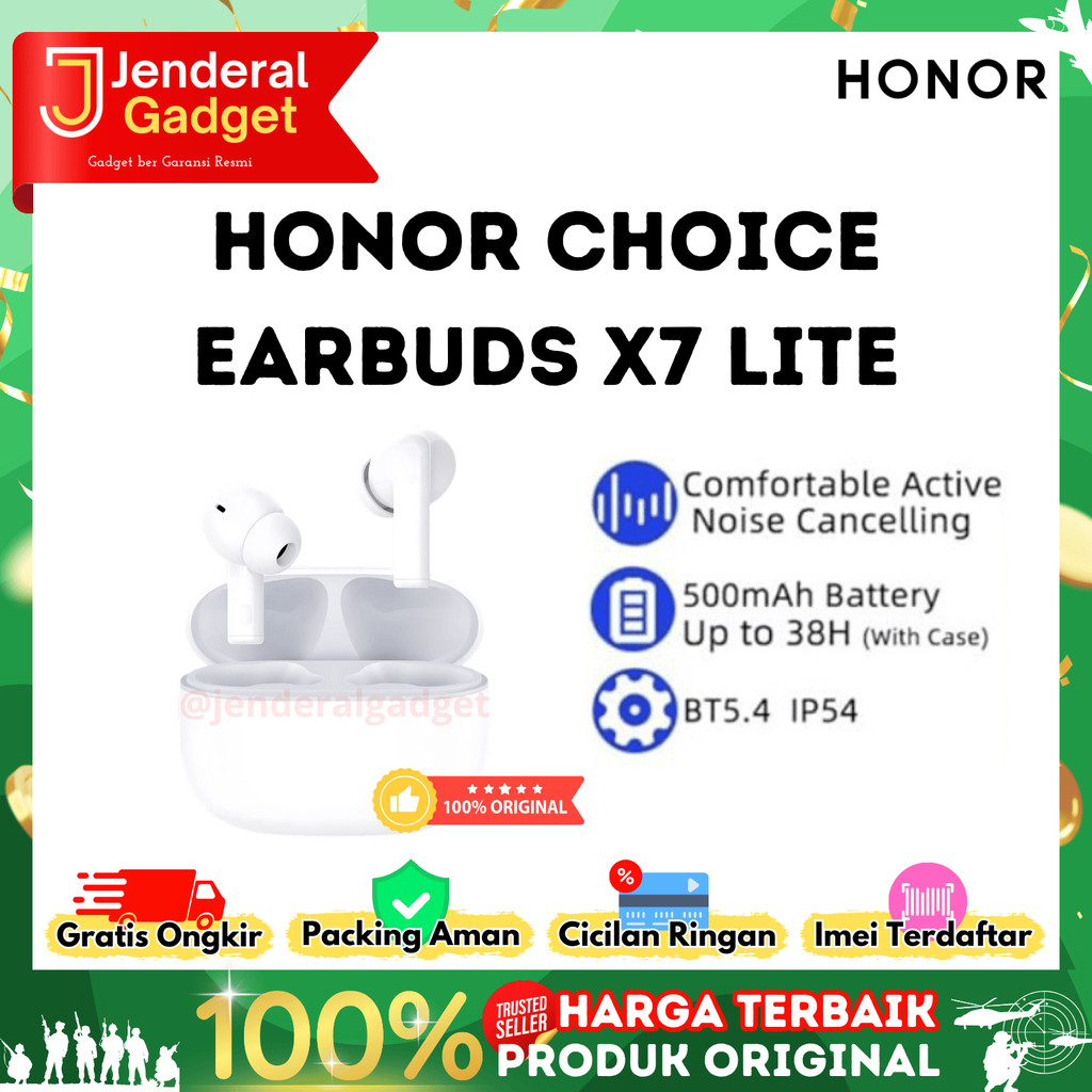 Honor Choice Earbuds X7 Lite Garansi Resmi