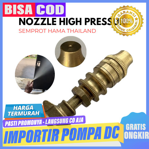 Nozzle Zet Nozel Super Jet High Pressure Super Embun untuk Mesin Sprayer Semprot Hama Thailand