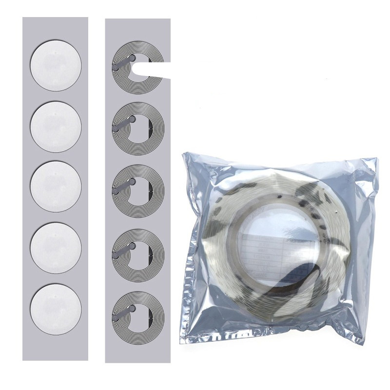 

5YOA 500pcs/Lot NFC TAG Sticker 13.56MHz ISO14443A Ntag213 Universal Label RFID Tag Key Tags llaveros llavero Token Patrol