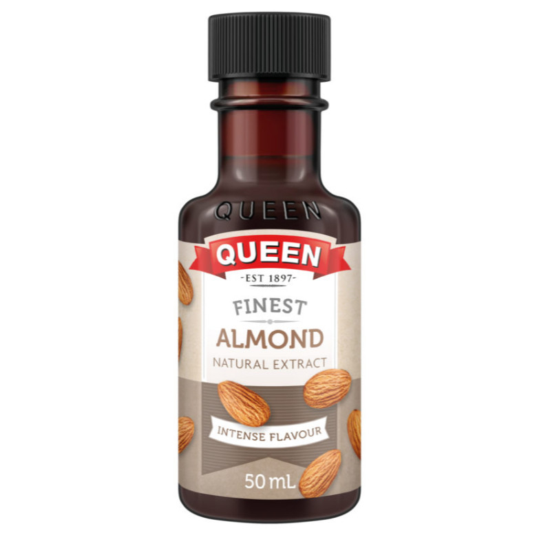 

Queen Finest Almond Natural Extract 50mL | Perisa makanan Import Australia Rasa Almond