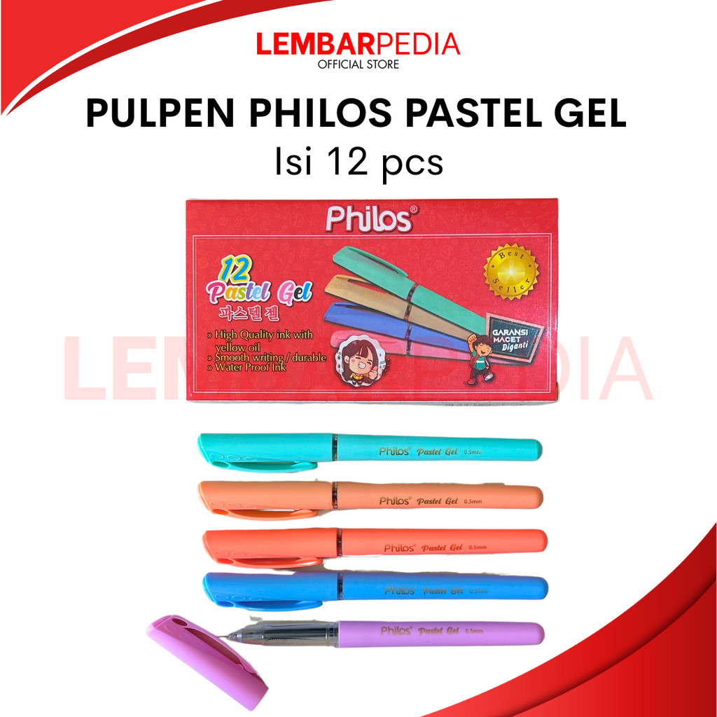 

PULPEN GEL PHILOS PASTEL GEL BEST SELLER