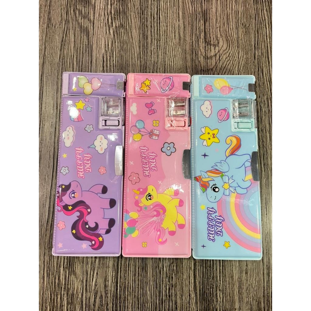 

- 533 - 49 ~Tempat Pensil 3D MOTIF UNICORN - Lengkap dengan Serutan dan Kotak Penghapus{simply.acc}