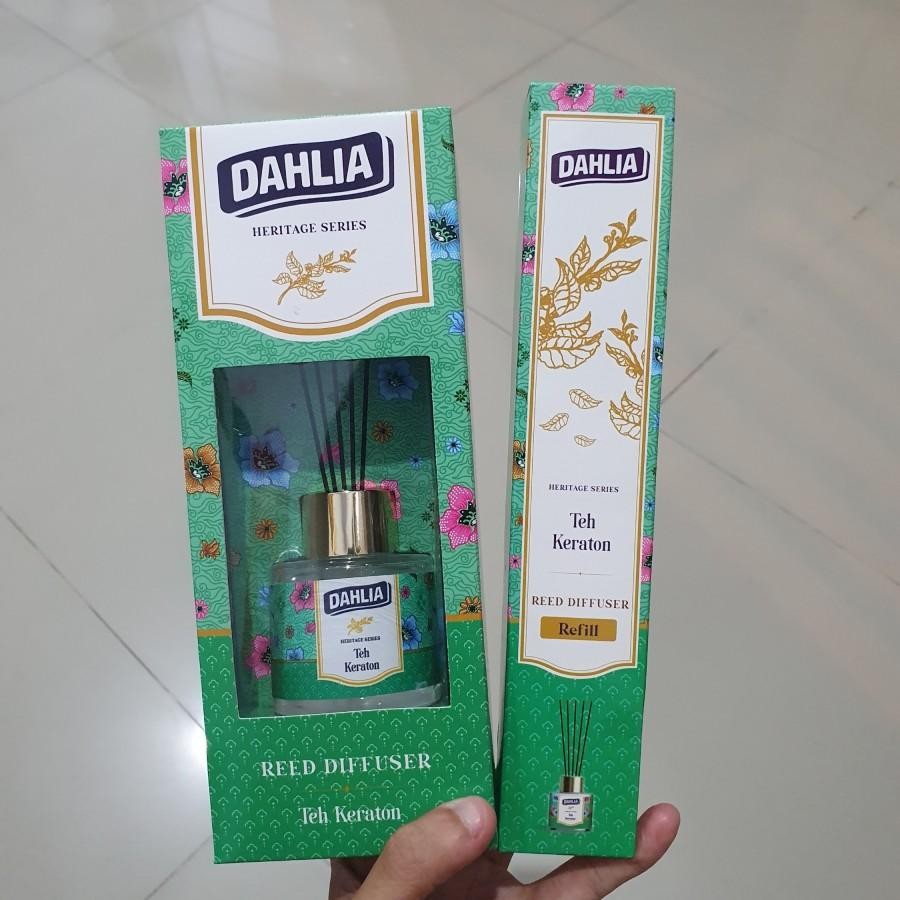 Dahlia Reed Diffuser Teh Keraton Pengharum Ruangan Reed Diffuser / Refill