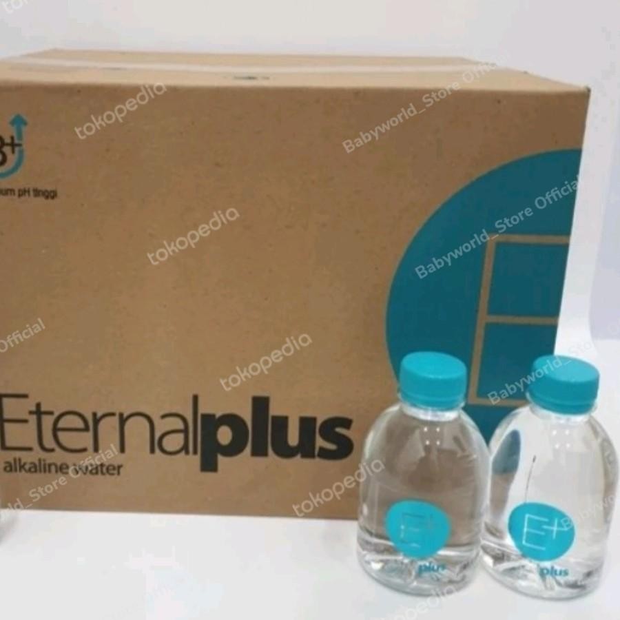 

Eternal Plus E+ Air Mineral Ph 8 Botol 250ml Per Dus ( 20 Botol )