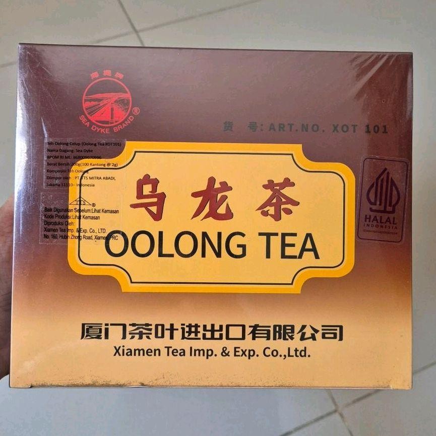 

Sea Dyke Brand Fujian Oolong Tea Teh Xiamen Teh celup ( isi 100 )