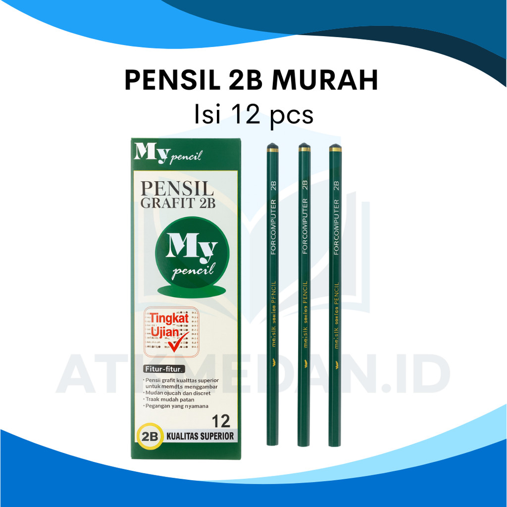 

PENSIL KAYU MURAH 1 BOX ISI 12 PCS