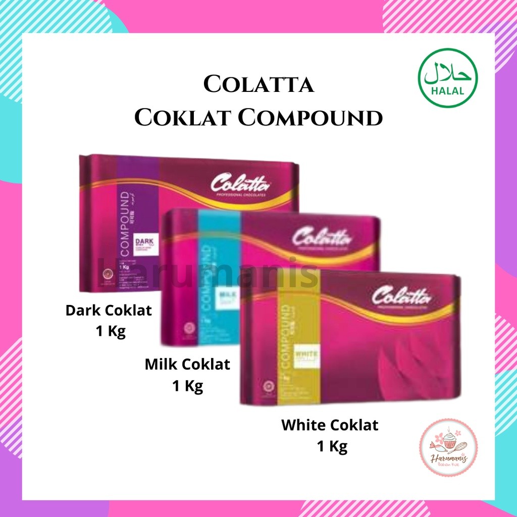 

Colatta Chocolate Compound 1kg Dark/Milk/White