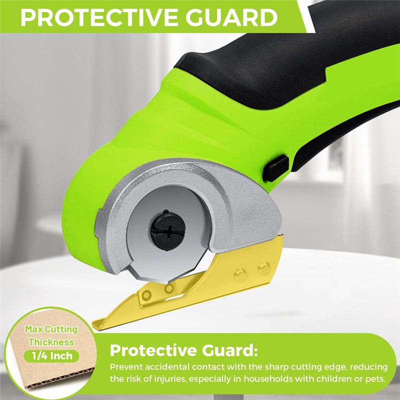 

ABWZ-Cordless Electric Fabric Scissors, Power Rotary Cutter,Cardboard Box Heavy Duty Scissor, Rechargeable Sewing Shears