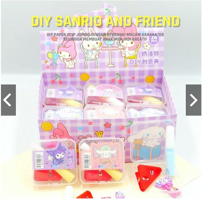 

TSB 310 DIY Big Paper Clip Anak Motif kartun And Friend Edition Paper Clip Karakter Lucu