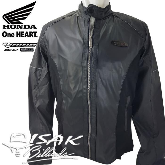 Jacket Honda Vario 150 Asli - Black Jaket Motor Touring Apparel Hitam