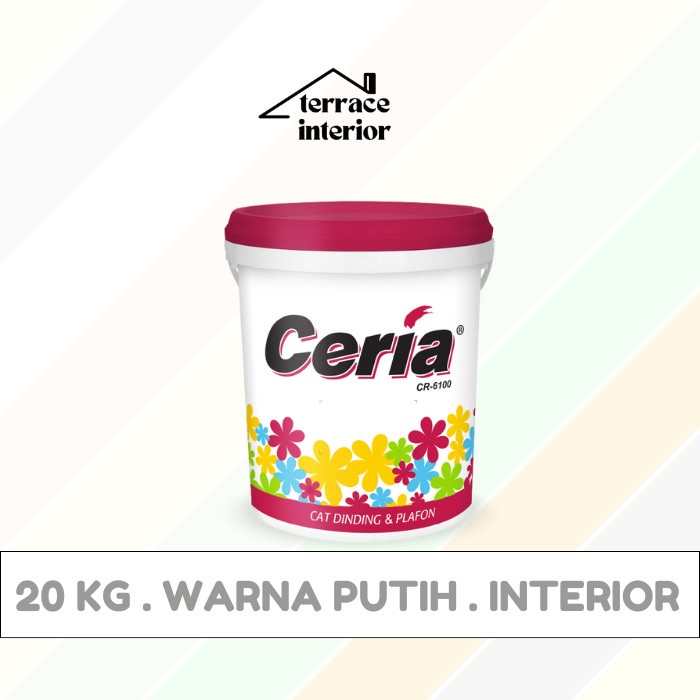 Cat Tembok Interior Propan Ceria  Warna Putih 20 Kg