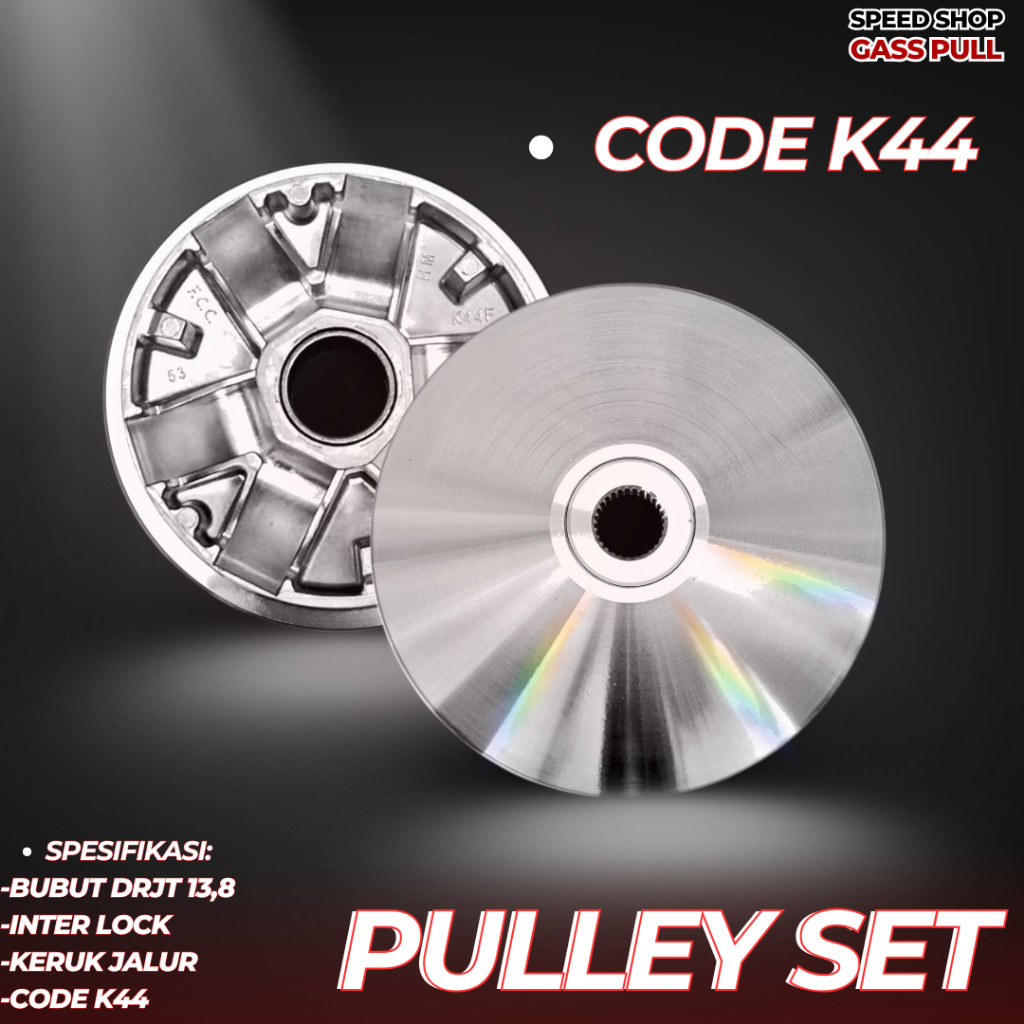 KATLENSHOP PULLEY BEAT FI ESP POP  PULLEY SCOOPY PULLEY GENIO RUMAH K44F PULLEY SET K44F RUMAH ROLLE