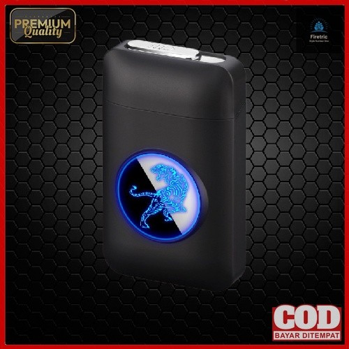 Firetric Kotak Wadah RKK LED Logo Plus Korek Api Elektrik Box RKK - Kotak RKK - Tempat Wadah RKK