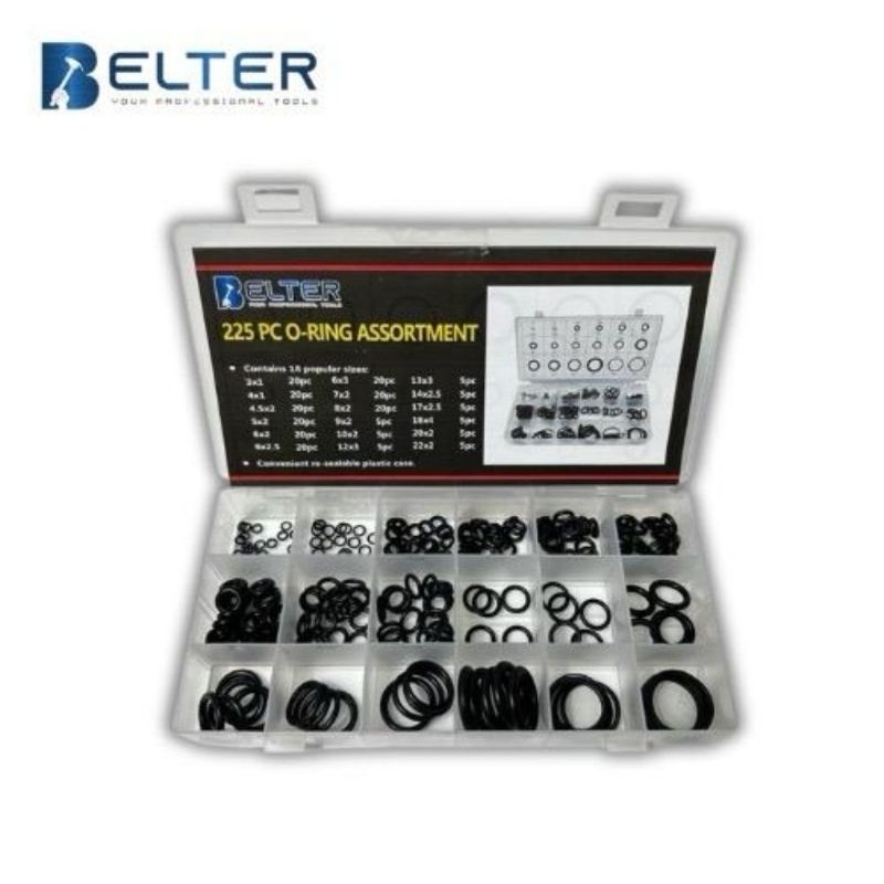 Belter Karet Oring set 225pcs Dengan Box Plastik