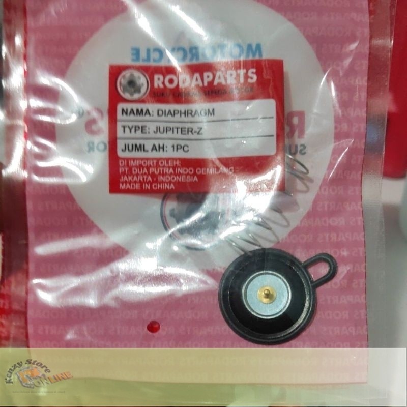 KENZY Karet membran vakum diafragma karbu jupiter z