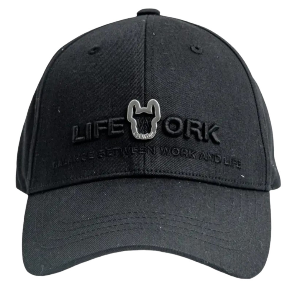 Lifework Metal Radog Embroided Black Cap / Topi Branded Original