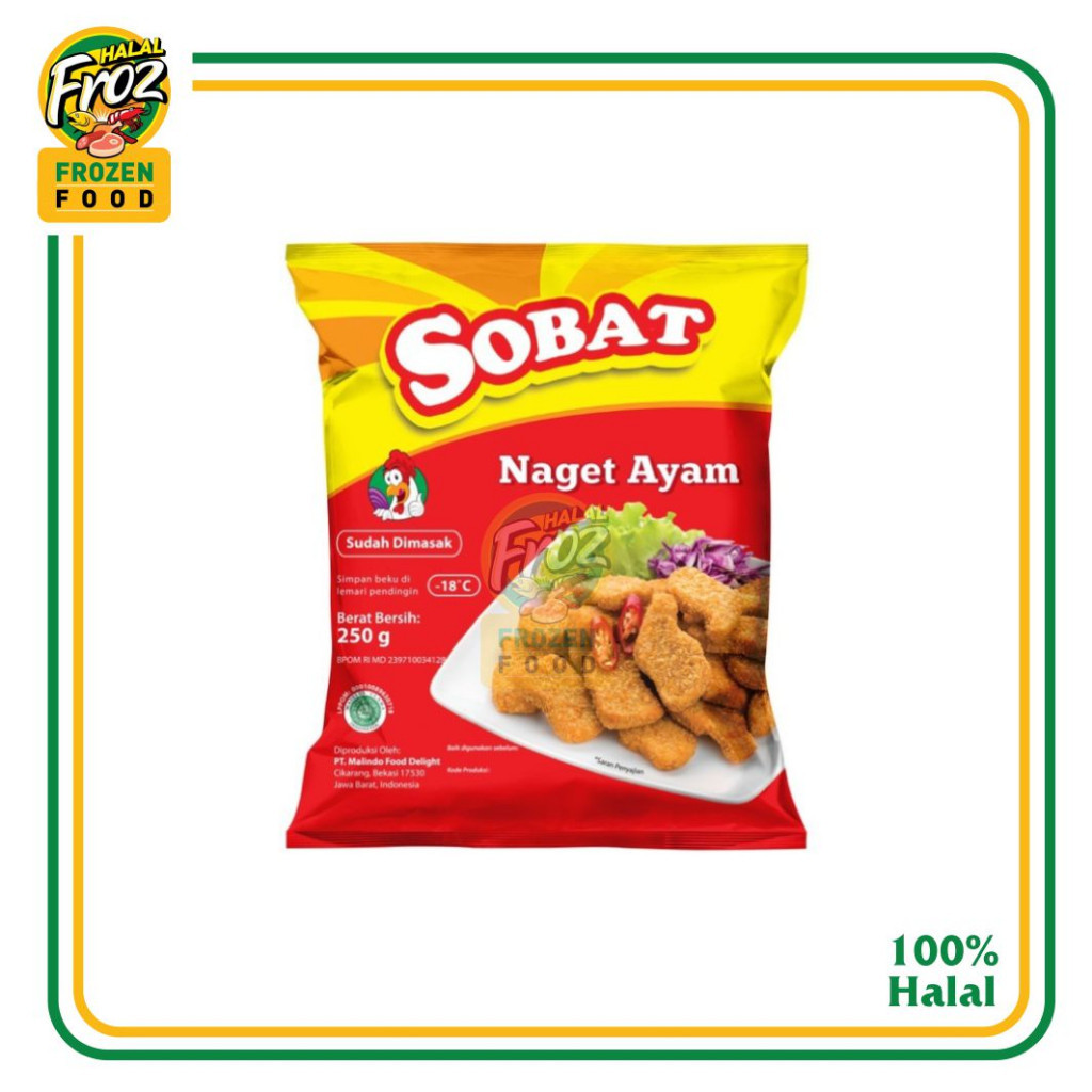 

SOBAT Naget Ayam 250gr petukangan InstantSameday Ready