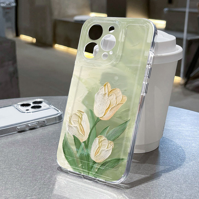 Mawar Musim Semi Print Case Vivo V60 Lite Y21d iQOO Z10 Z10R V60 Y400 Y19s Pro Y29 V40 Lite V50 Lite