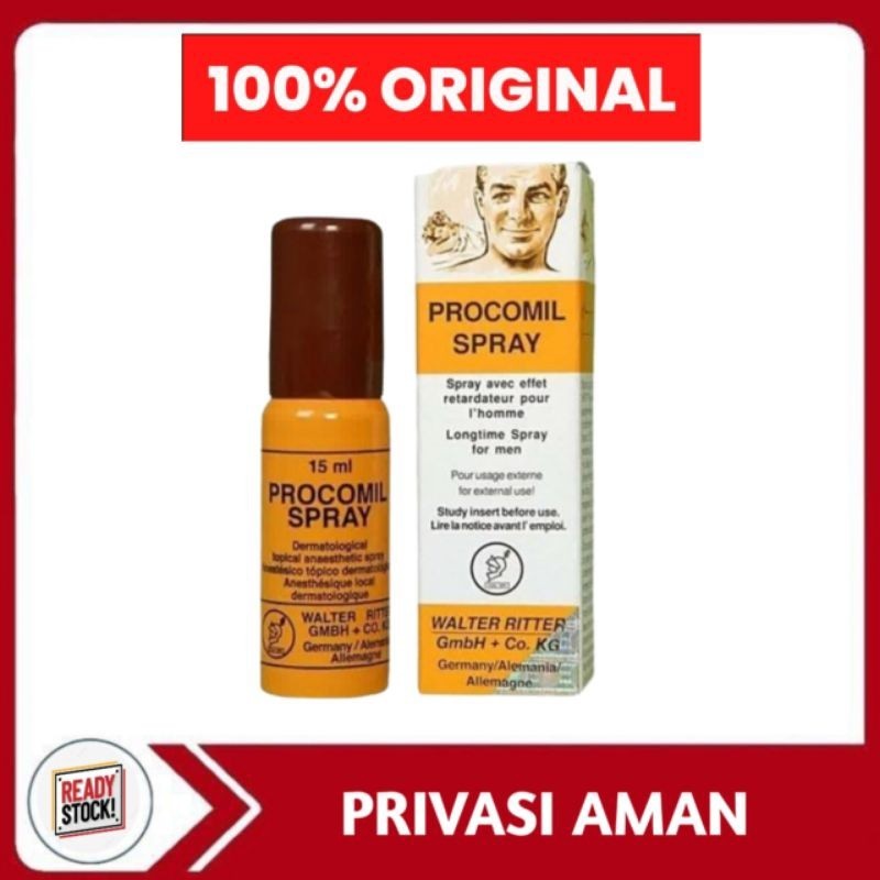 PROCOMIL SPRAY | SPRAY KUAT TAHAN LAMA ASLI ORIGINAL