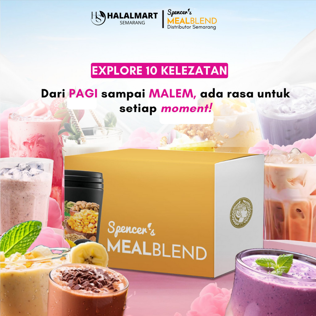 

Spencer's MealBlend isi15 Sachet Multigrain Meal Replacement Solusi Langsing - Pengganti Makanan