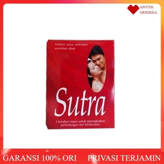 Kondom Sutra Merah isi 3 / Kondom Sutra Merah Isi 3 Pcs - Kondom Merah Sutra Classic / Kondom Sutra 
